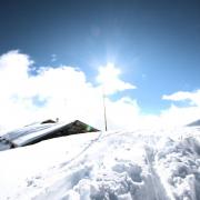 Bain de soleil sur l'alpe