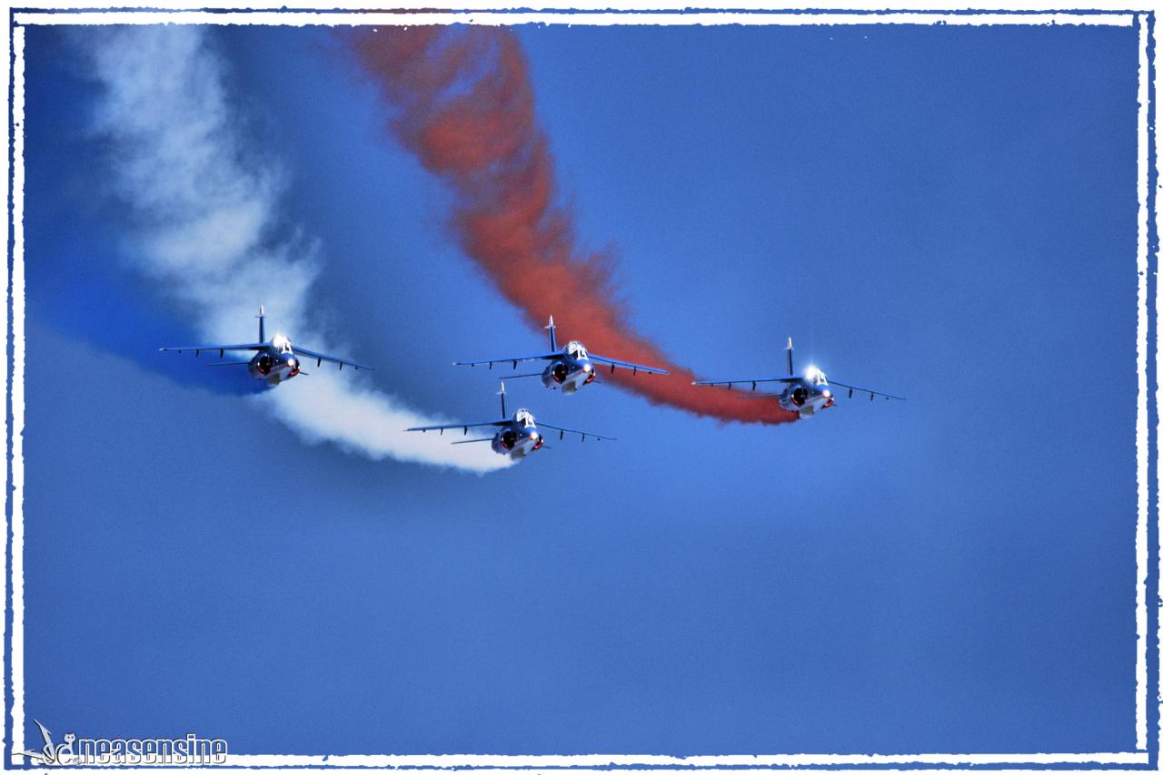 La Patrouille de France en Valais