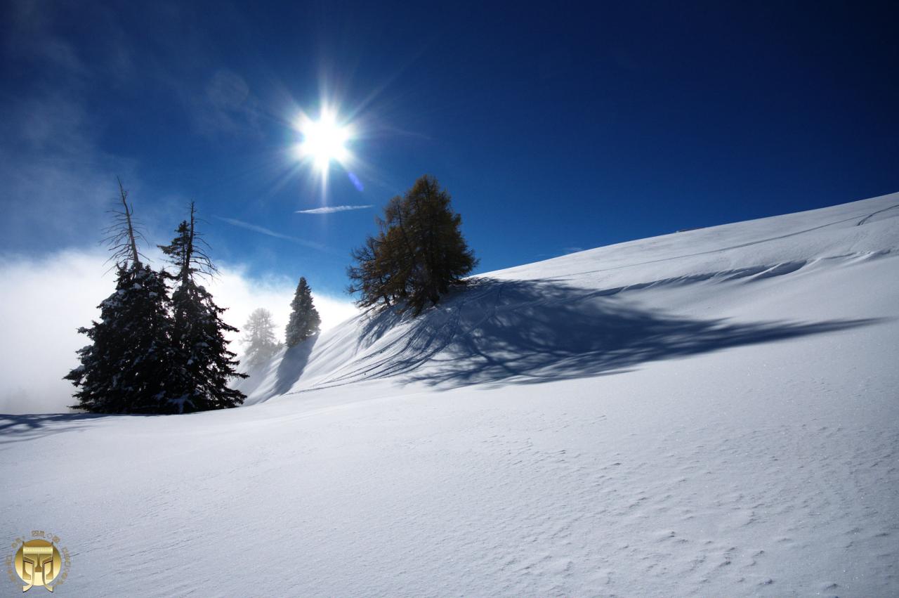 Eblouissante journée sur l'alpe