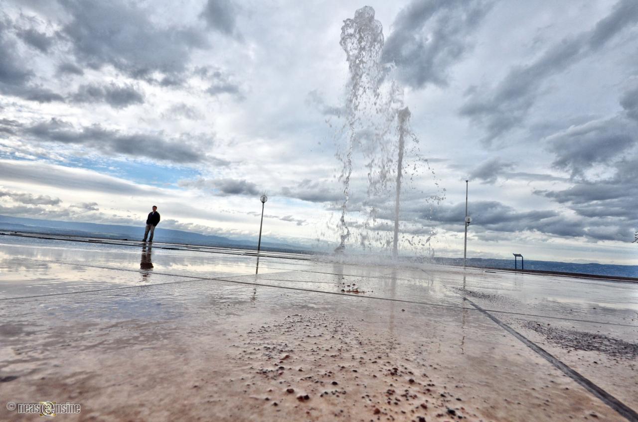 Jeux d'eau à Evian