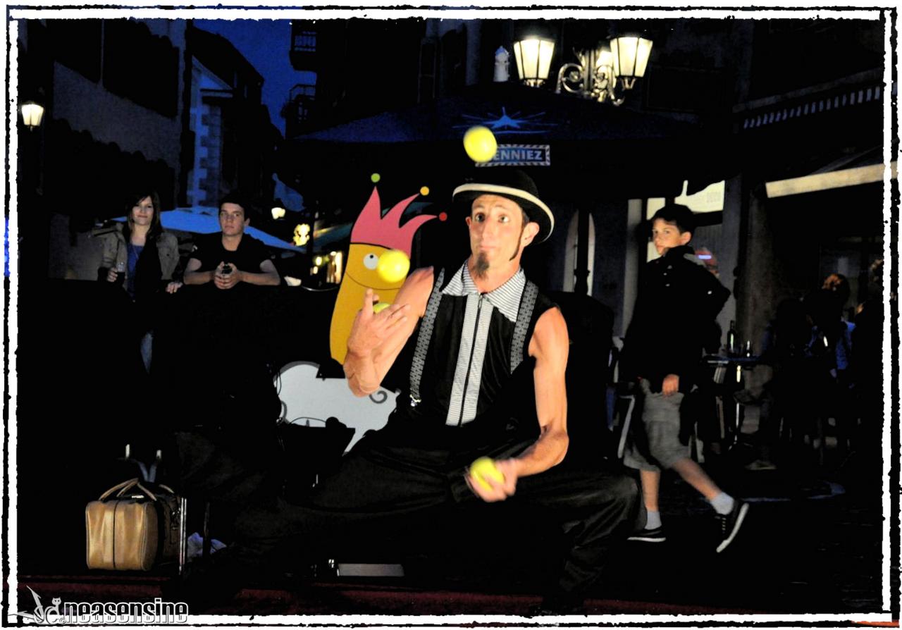 Le jongleur de rue