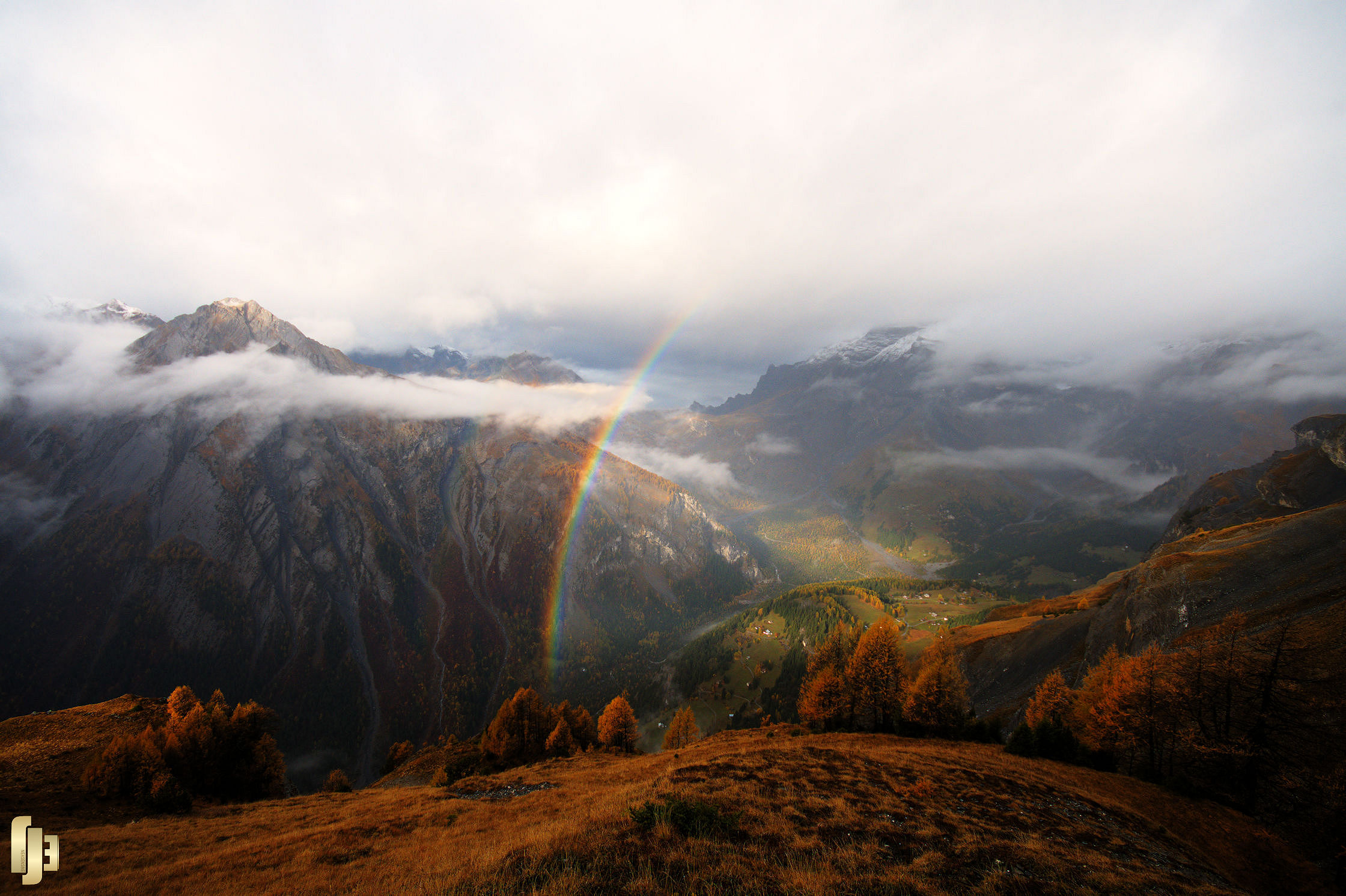 Arc-en-ciel automnal