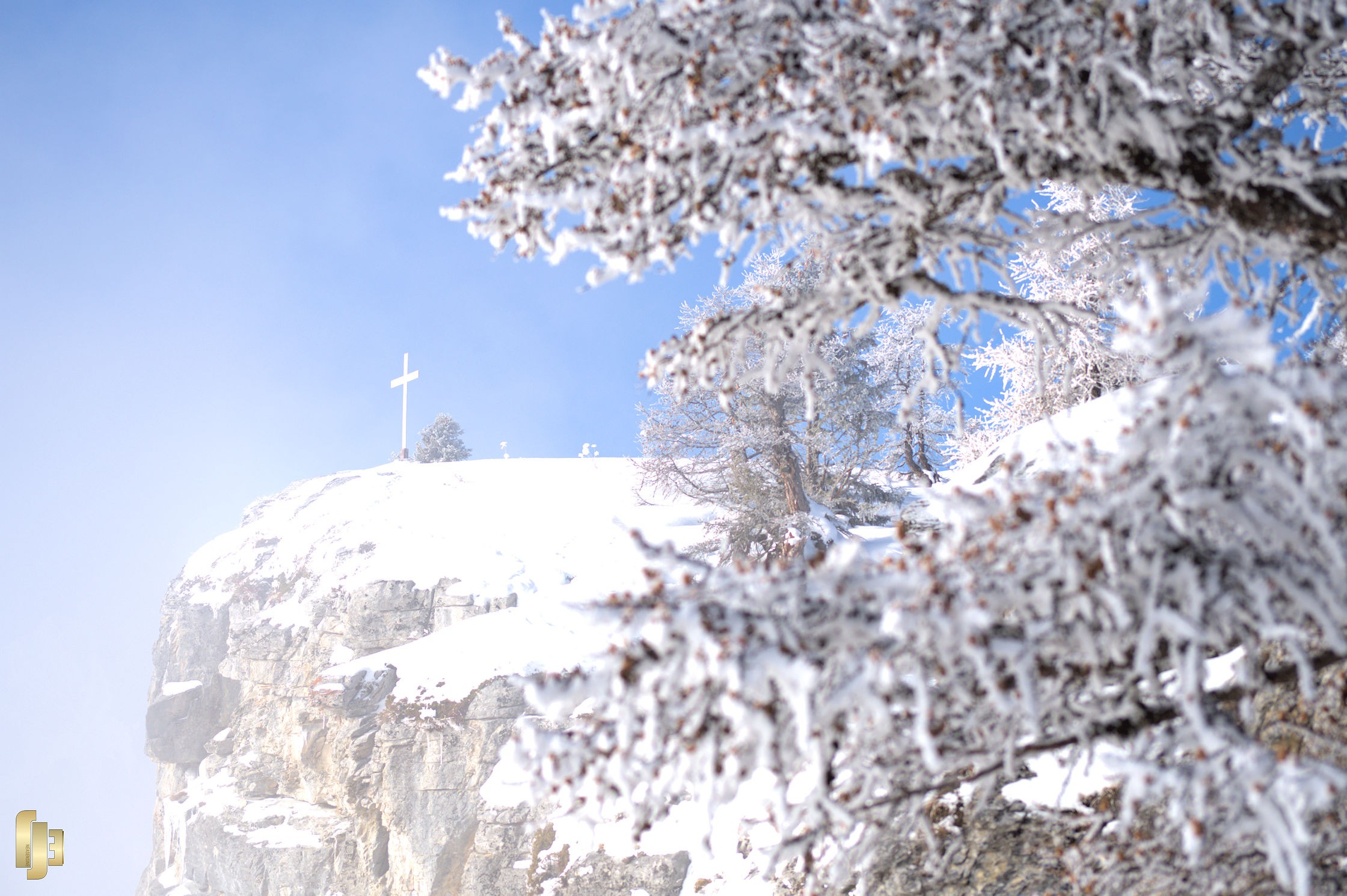 Manteau de givre au Scex-Riond